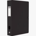 MEMPHIS polypropylene filing box, 60 mm spine, black color