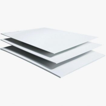 Set of 6 foam board sheets, 3 mm thick, size 50 x 65 cm