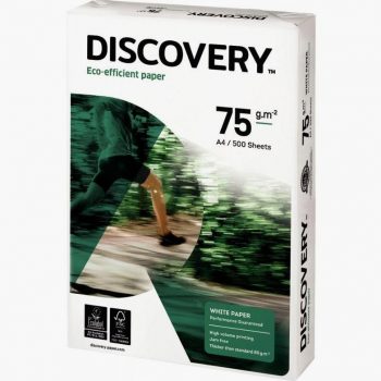 Ramette de 500 feuilles papier blanc 75g A4 DISCOVERY