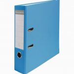 Classeur à levier pour format A4, dos 8 cm, bleu clair