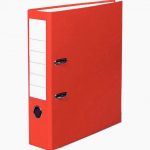 Classeur à levier pour format A4 dos 8 cm rouge