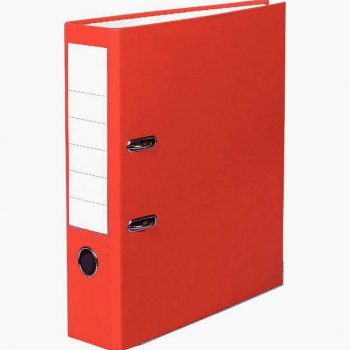 Classeur à levier pour format A4 dos 8 cm rouge