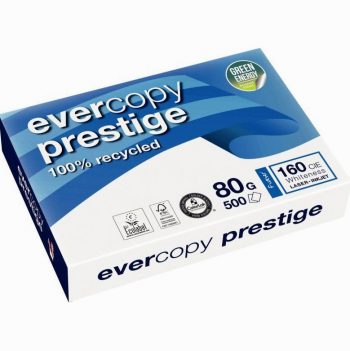 Pack of 500 EVERCOPY PRESTIGE A4 80gsm Sheets