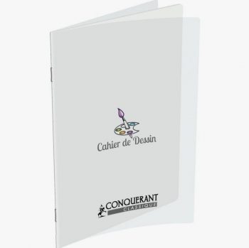 Cahier de dessin incolore Conquerant 32 pages 90g 17 x 22 cm Uni
