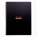 Rhodia A4+ Grid Notebook, 160 Sheets, 23 x 29.7 cm, 90gsm, 5x5 Square Ruled