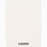 Conquerant White Notebook, 96 Sheets, 24x32 cm, 90gsm, Seyès Ruled