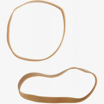 Pack of 100 g light-colored wristbands, 90x05 mm