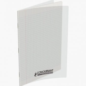 Cahier incolore Conquerant 96 pages format A4 21 x 29,7 cm 90g Seyès