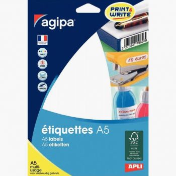 Etui de 96 étiquettes multi-usages blanches 97x46mm