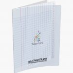 Indexed Notebook, 96 Sheets, 17x22 cm, 90gsm Seyès, Transparent Polypropylene Cover