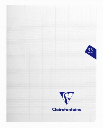 Mimesys cahier piqué polypro 17x22cm 96p séyès Incolore Clairefontaine