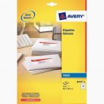 Pack of 350 White Inkjet Labels, 99.1x38.1mm