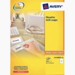 Pack of 300 Removable White Labels 99.1x42.3mm