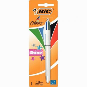 Pack of a 4-color shine ballpoint pen
