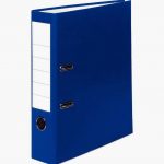 Classeur à levier plastique pour format A4 dos 8 cm bleu foncé