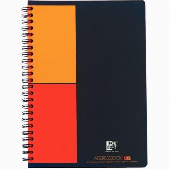 Répertoire à reliure intégrale ADDRESSBOOK 144 pages format A5