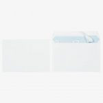 Pack of 500 white C5 envelopes 162x229 mm, 80gsm with adhesive strip