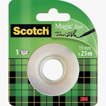 Scotch Magic Invisible Adhesive Tape Roll 19mm x 25m