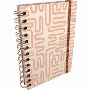 Agenda journalier 12,5x17,5 Vintage abstrait