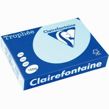 Set of 250 A4 Sheets, 160gsm, Alizé Blue, Clairefontaine Trophée
