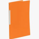 Classeur en polypropylène souple 5/10ème, 4 anneaux ronds diamètre 16 mm, pour format A4, orange