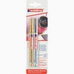 Blister de 2 marqueurs 780 Or / Argent
