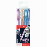 Set of 5 Uni-ball Signo Pastel Gel Pens in Assorted Colors
