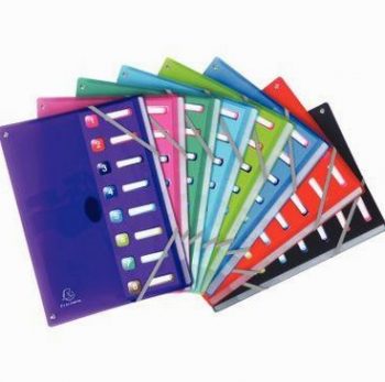 IDERAMA Polypropylene 8-Slot Organizer, Assorted Colors
