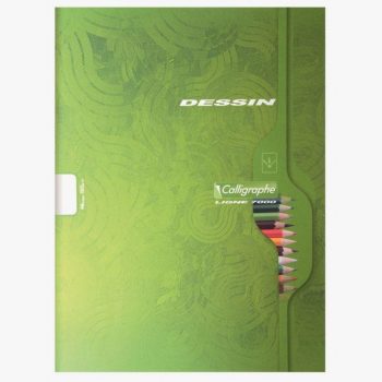 Assorted color Calligraphe drawing notebook, 16 sheets, 120g/m², 24 x 32 cm, plain