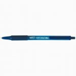 Blue Medium Retractable Ballpoint Pen with Soft Touch