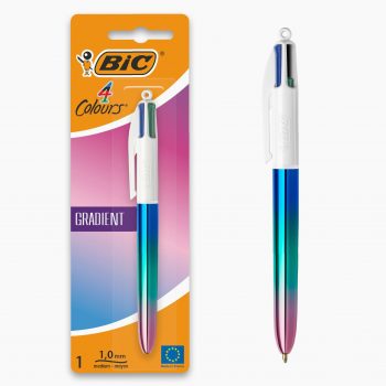 Bliste de stylo à bille 4 couleurs shine gradient