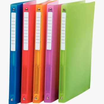 Polypropylene Binder Color Fresh, A4 Size, 2 cm Spine, Orange Yellow