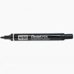 Alcohol-Based Permanent Marker with Bullet Tip, Black