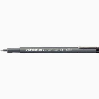 Ultra-Fine Black Pigment Liner Felt Tip Pen 0.1 mm