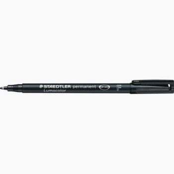 Lumocolor Permanent Marker 0.6mm Black Ink