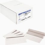 Boîte de 500 enveloppes blanches C6 114X162 80g/m² autocollantes