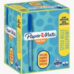 Boite de 100 stylos Inkjoy 100 bleus dont 20 gratuits