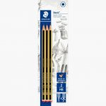 Staedtler Graphite Pencils 2HB, Set of 3, Blister Pack