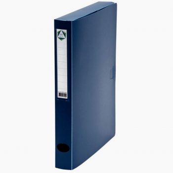 Polypropylene filing box, 40mm spine, blue color