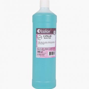 1-litre Bottle of Blue-Tinted Adhesive