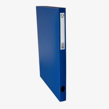 Polypropylene filing box, spine width 25 mm, blue color
