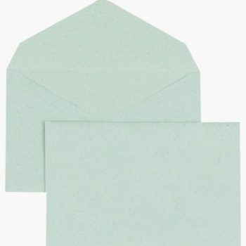 Boîte de 500 enveloppes élection recyclées bleues 90x140 80 g/m²