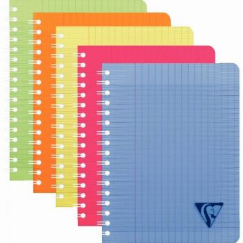 Cahier coloris assortis Clairefontaine Linicolor Fresh 100 pages format 90g 17 x 22 cm Seyes
