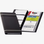 Anthracite Grey Business Card Holder Album - Compact, 96 Card Capacity