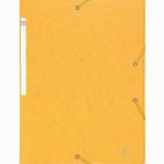 SCOTTEN Elastic 3-Flap Folder in Glossy Cardboard 600g, Yellow