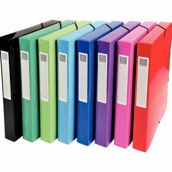 Boîte de classement en carte IDERAMA dos 40 mm coloris assortis