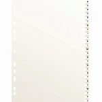Jeu de 26 Intercalaires alphabétiques format 21x29,7 cm carte dossier