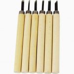 Set of 6 Linocut Carving Tools