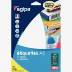 Case of 480 Multipurpose White Labels 38x19mm