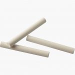 Set of 100 White Cylinder-Shaped Chalk Sticks